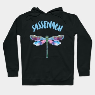 Sassenach Watercolor Dragonfly Hoodie